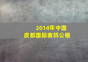 2014年中国皮都国际赛鸽公棚