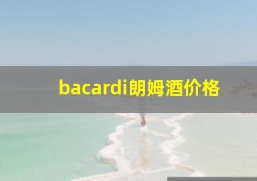 bacardi朗姆酒价格