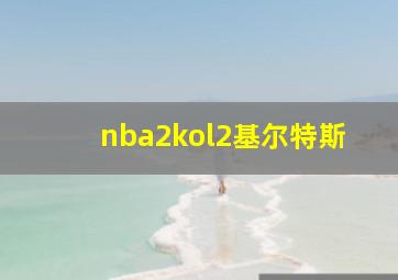 nba2kol2基尔特斯