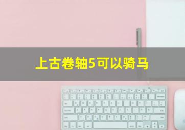 上古卷轴5可以骑马