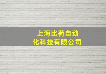 上海比荷自动化科技有限公司