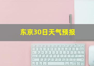 东京30日天气预报