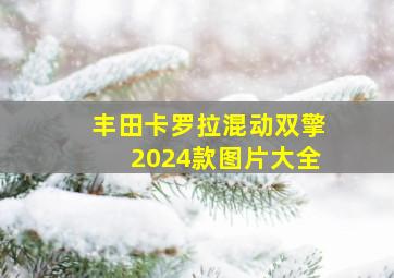 丰田卡罗拉混动双擎2024款图片大全