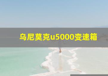 乌尼莫克u5000变速箱