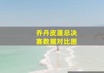 乔丹皮蓬总决赛数据对比图