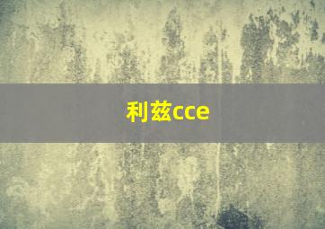 利兹cce