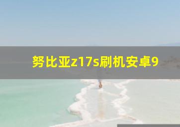 努比亚z17s刷机安卓9