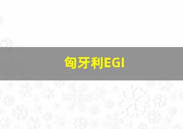 匈牙利EGI