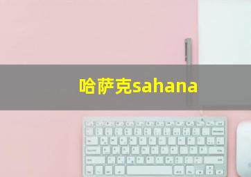 哈萨克sahana