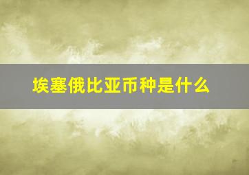 埃塞俄比亚币种是什么