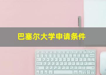 巴塞尔大学申请条件