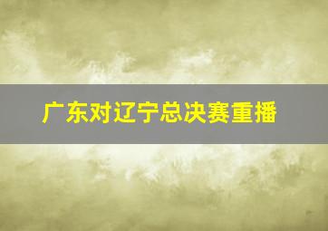 广东对辽宁总决赛重播