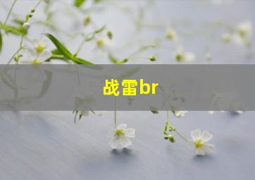 战雷br