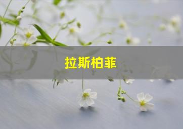 拉斯柏菲