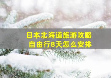 日本北海道旅游攻略自由行8天怎么安排