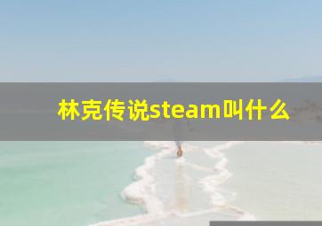 林克传说steam叫什么