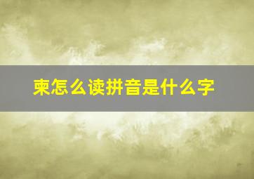 柬怎么读拼音是什么字