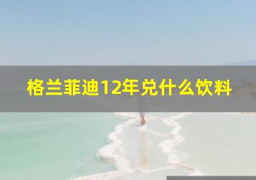 格兰菲迪12年兑什么饮料