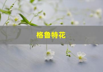 格鲁特花