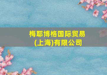 梅耶博格国际贸易(上海)有限公司