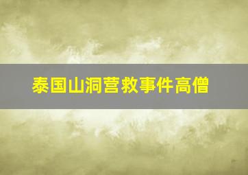 泰国山洞营救事件高僧