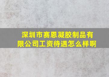 深圳市赛恩凝胶制品有限公司工资待遇怎么样啊