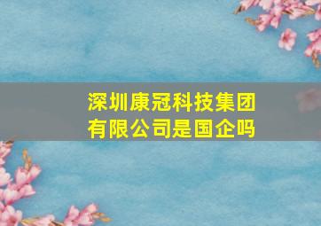 深圳康冠科技集团有限公司是国企吗