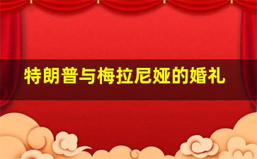 特朗普与梅拉尼娅的婚礼