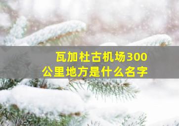 瓦加杜古机场300公里地方是什么名字