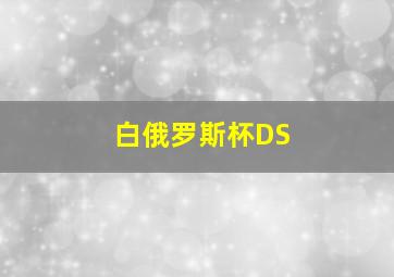 白俄罗斯杯DS