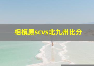 相模原scvs北九州比分