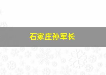 石家庄孙军长