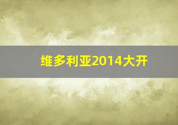 维多利亚2014大开