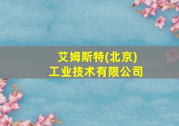 艾姆斯特(北京)工业技术有限公司