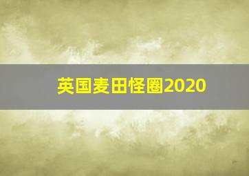 英国麦田怪圈2020