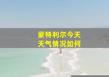 蒙特利尔今天天气情况如何