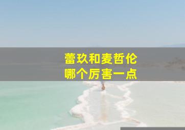 蕾玖和麦哲伦哪个厉害一点