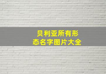 贝利亚所有形态名字图片大全