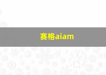 赛格aiam