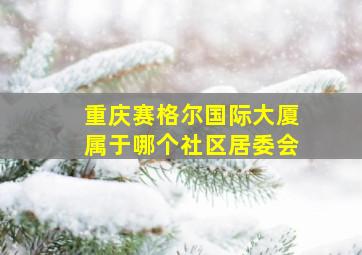 重庆赛格尔国际大厦属于哪个社区居委会