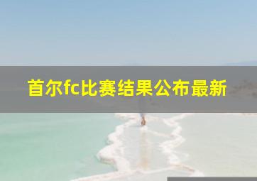 首尔fc比赛结果公布最新