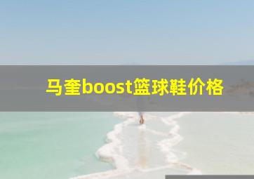 马奎boost篮球鞋价格