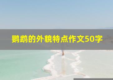 鹦鹉的外貌特点作文50字